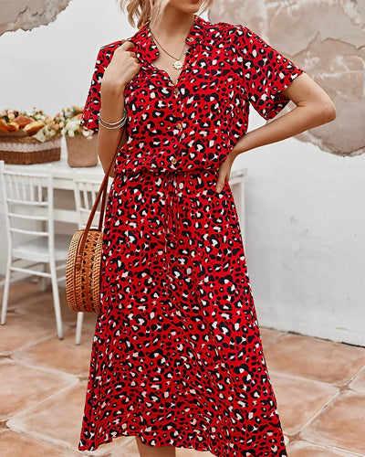 Warmes - Leopard Hemdkleid für dich