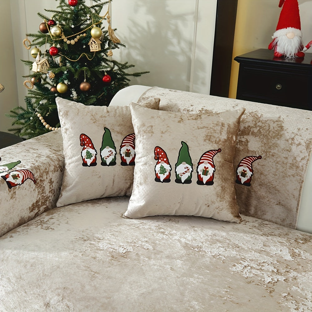 Weihnachtlicher Santa Claus Sofaüberwurf – Weiches Chenille, Rutschfest & Fleckenresistent