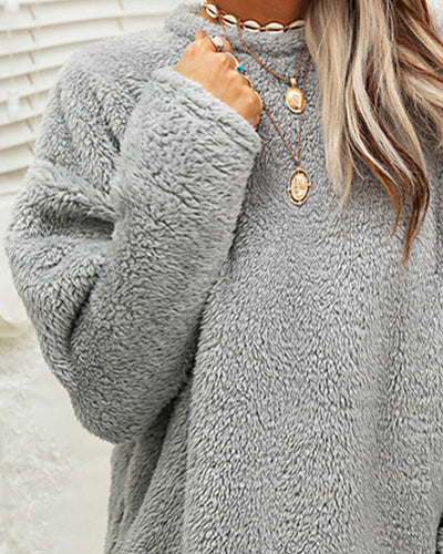 Weicher Pullover in Übergröße für Damen