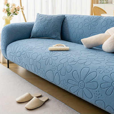 Zeitgenössisches Jacquard-Stretch-Sofabezug-Set
