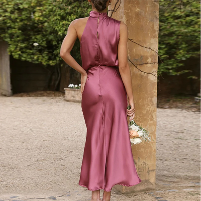 Zenaida® | One-Shoulder-Satinkleid