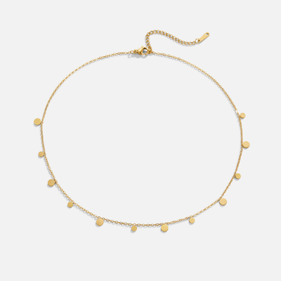 Agatha Gold Tropfen Halskette