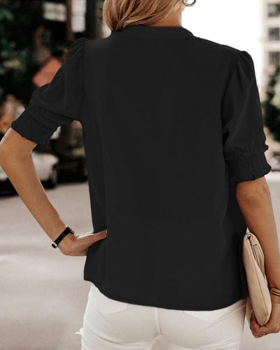 Mia® | Damenbluse mit V-Ausschnitt