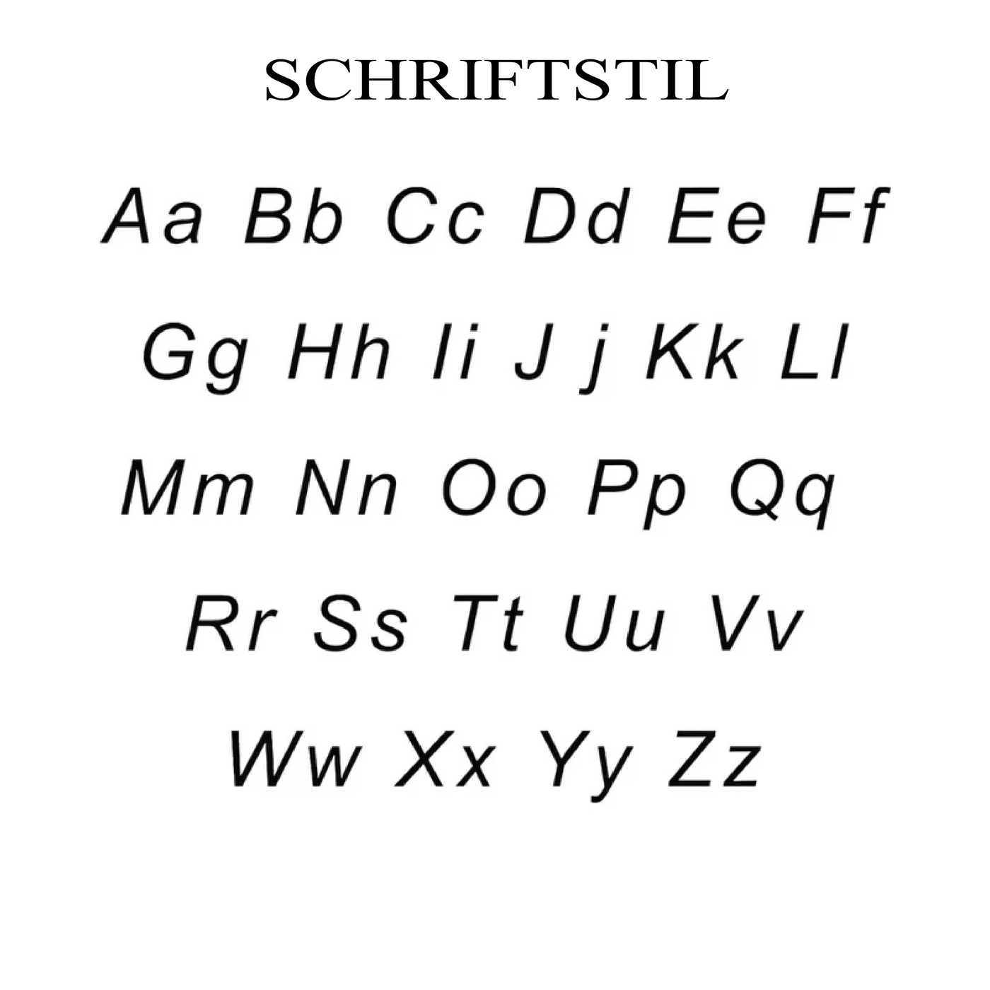 Zarte Anfangsbuchstaben- & Geburtsstein-Halskette