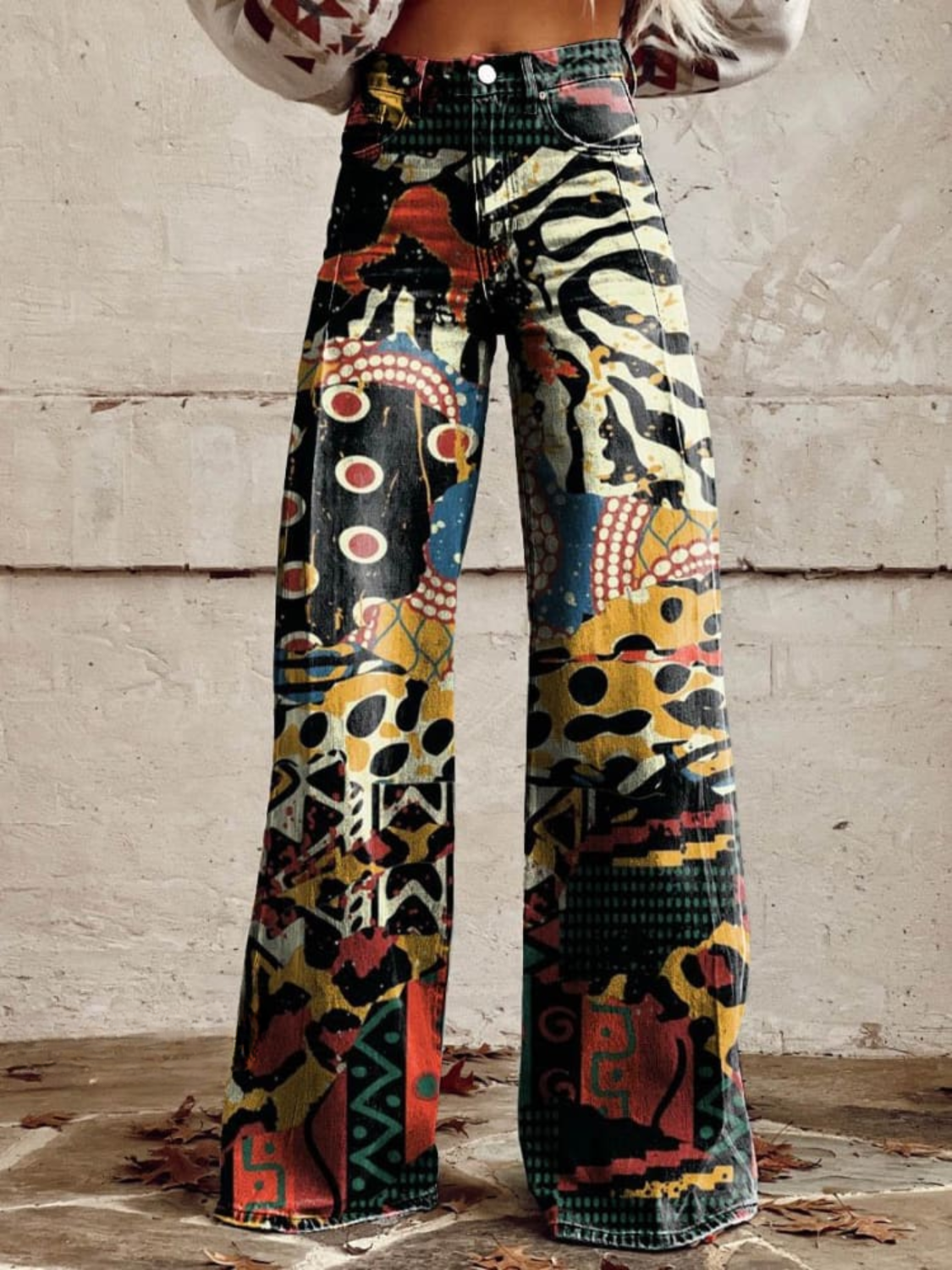 Yasmine | Handgefertigte Flare-Hose mit Stil