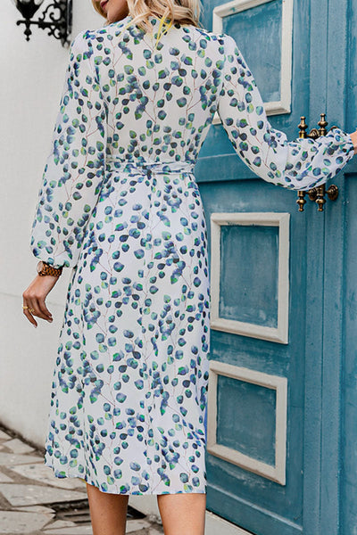 Mariana® | A-Linien-Kleid mit modischem Print und V-Ausschnitt