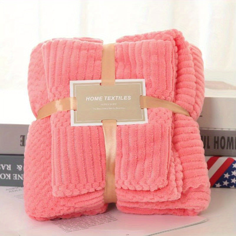 Weiches und saugfähiges Badehandtuch-Set – Elegante Taschentuch-Handtücher