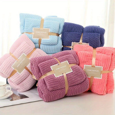 Weiches und saugfähiges Badehandtuch-Set – Elegante Taschentuch-Handtücher
