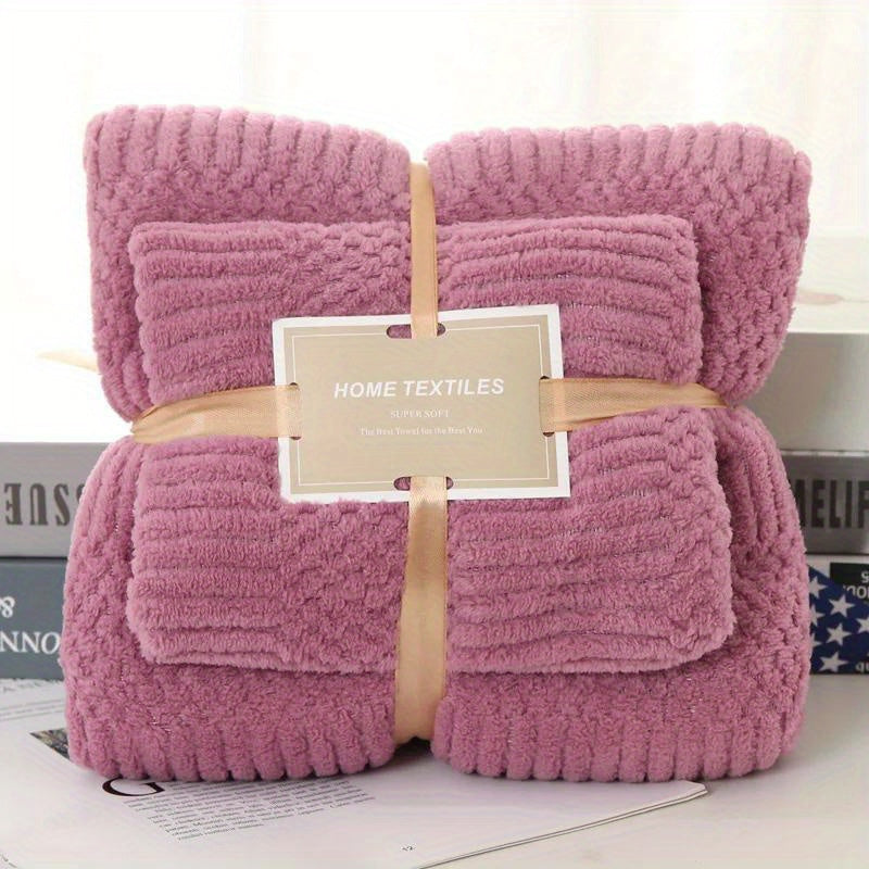 Weiches und saugfähiges Badehandtuch-Set – Elegante Taschentuch-Handtücher