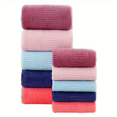 Weiches und saugfähiges Badehandtuch-Set – Elegante Taschentuch-Handtücher