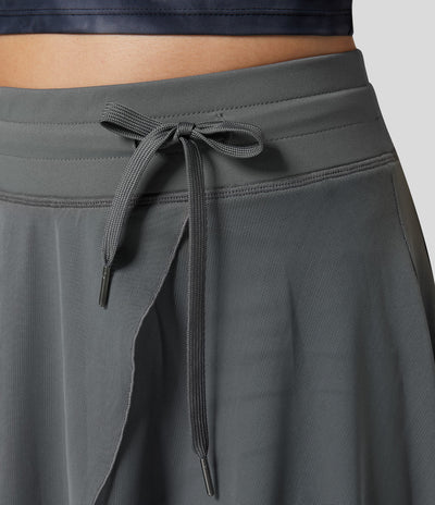 2-in-1 Rockshorts | Transparenter Überrock | Sportlich-feminin