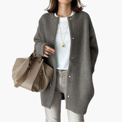 Wollmantel mit Gürtel für Damen