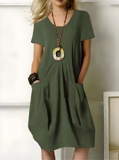 Yolanda® | Stylisches Kleid mit Taschen