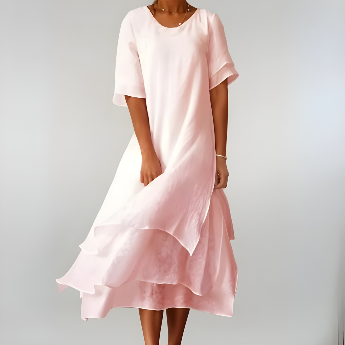 Agnès | Leichte und elegante Baumwolllange Robe