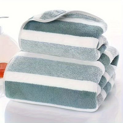 1 Handtuch + 1 Badetuch Set – Weich, Stilvoll & Ideal für den Alltag