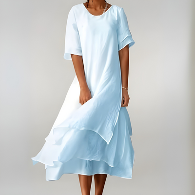 Agnès | Leichte und elegante Baumwolllange Robe