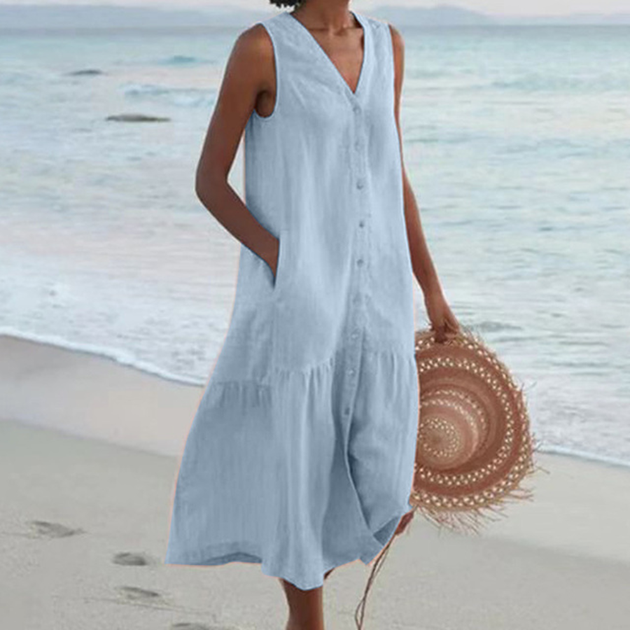 Shelley® | Leichtes Sommerkleid für Damen, atmungsaktiv und fließend