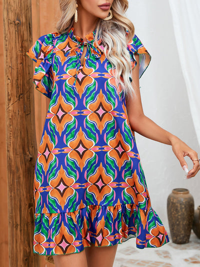 Yolanda® | Sommerkleid mit Lotusblatt-Print