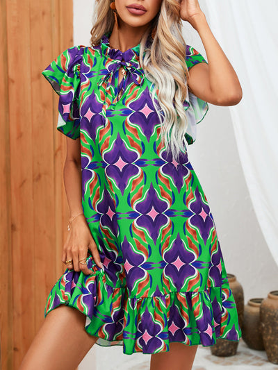 Yolanda® | Sommerkleid mit Lotusblatt-Print