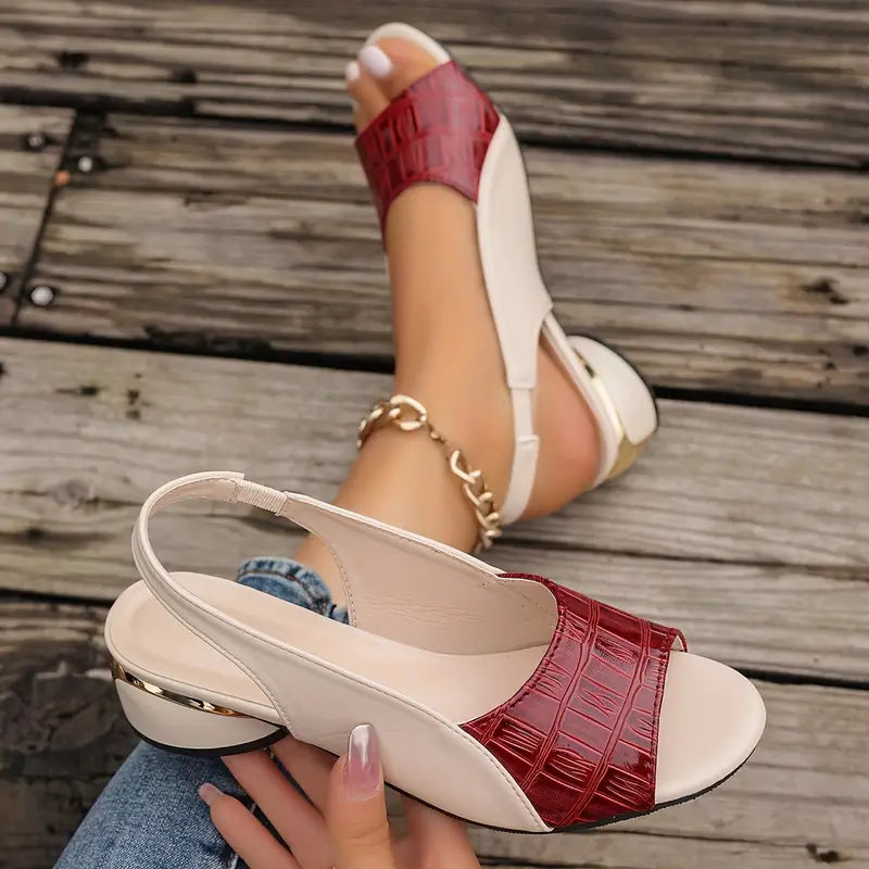 Whitney™ | Elegante Ledersandalen