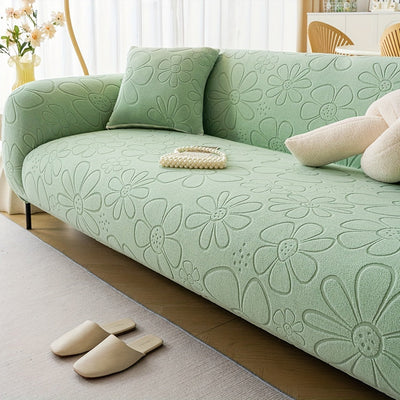 Zeitgenössisches Jacquard-Stretch-Sofabezug-Set