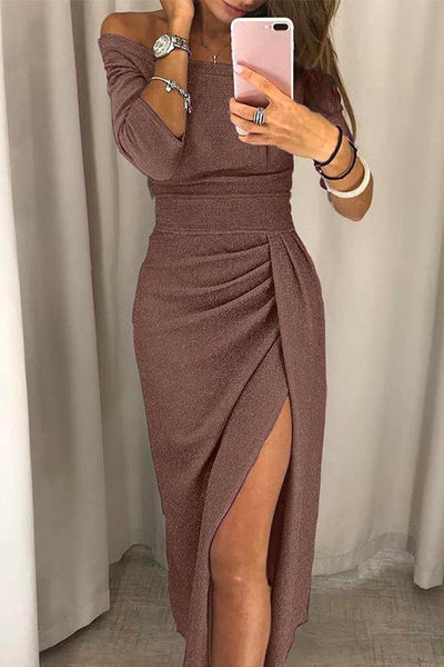 Zorine™ | Elegantes, schulterfreies Sommerkleid für modebewusste Frauen