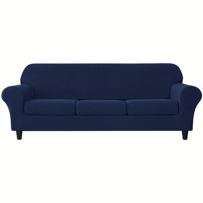 Weiche und elastische Jacquard-Sofahusse mit Kissenbezügen