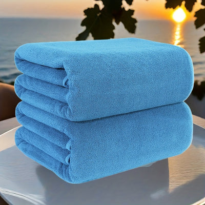 2er-Set Übergroße Outdoor-Handtücher – Hochsaugfähig & Hochwertig