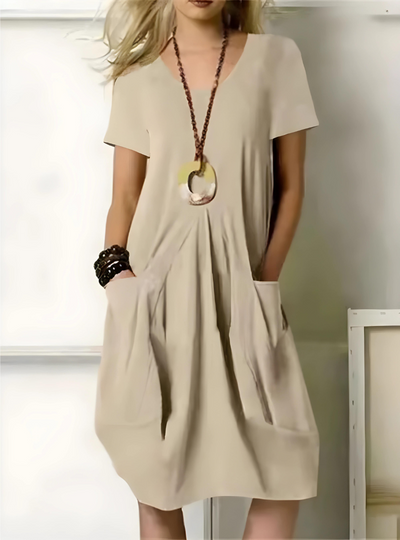 Yolanda® | Stylisches Kleid mit Taschen