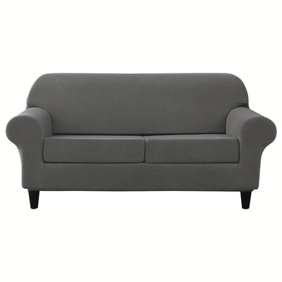 Weiche und elastische Jacquard-Sofahusse mit Kissenbezügen