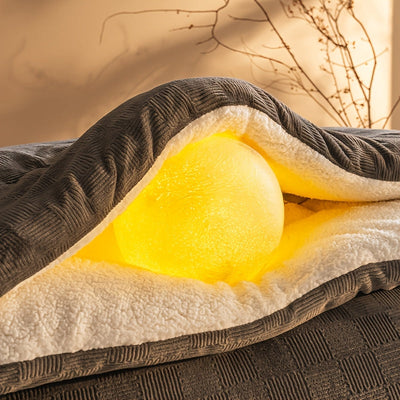 Winter Gewichtsdecke – Weicher Relief-Samt