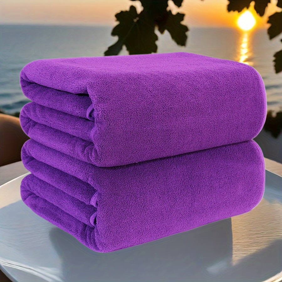 2er-Set Übergroße Outdoor-Handtücher – Hochsaugfähig & Hochwertig