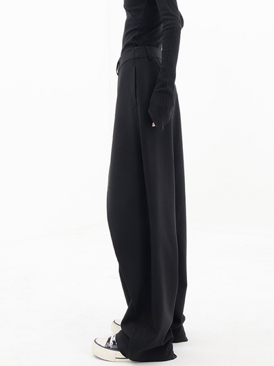 Yuli | Schmeichelhafte Asymmetrische Taille Damenhosen