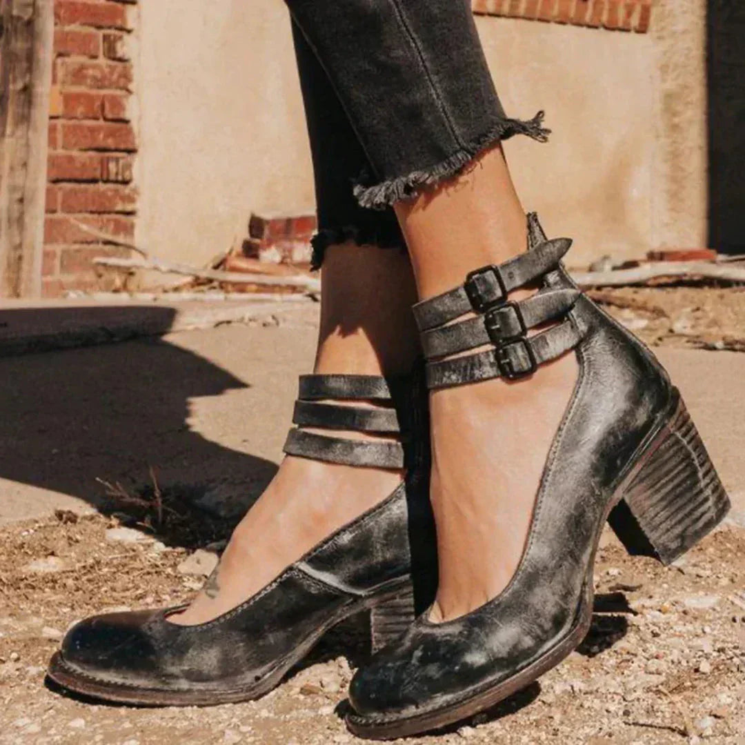 Wooden Walk - Edle High Heels