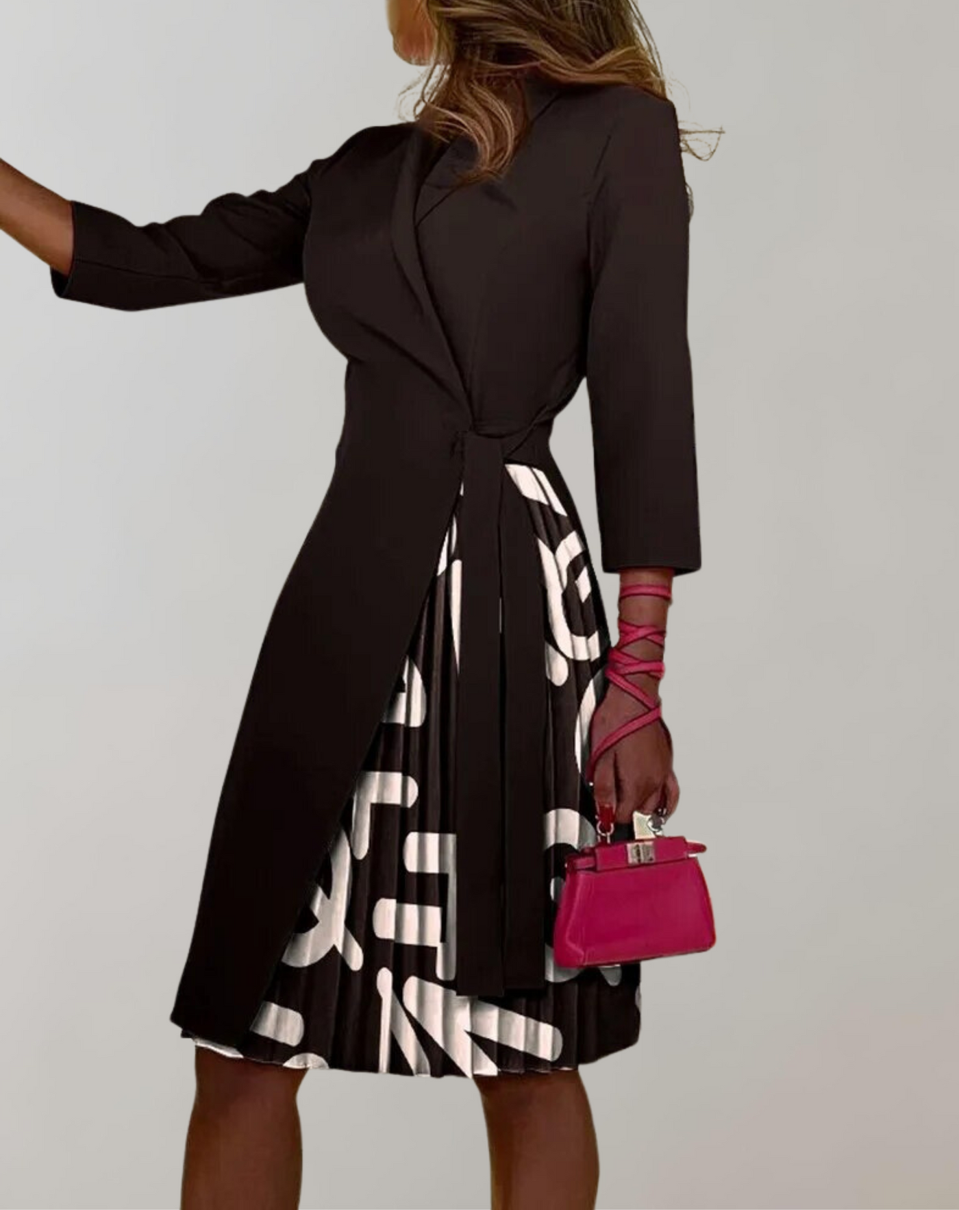Weiches - Damen Kleid Druck gekerbt für dich