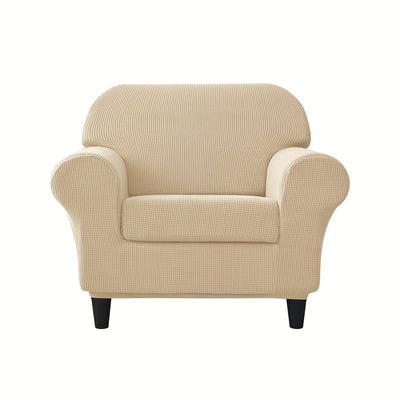 Weiche und elastische Jacquard-Sofahusse mit Kissenbezügen