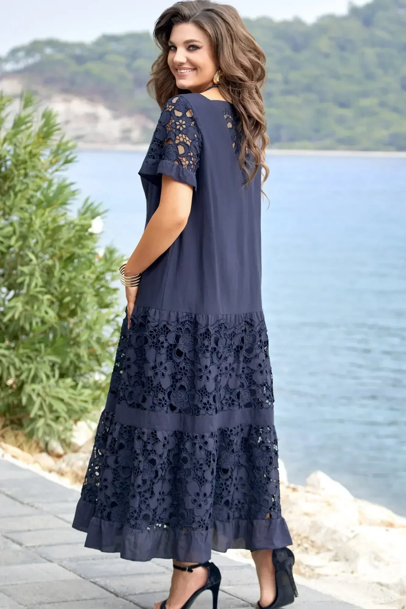 Rowan® | Elegantes und zeitloses Couture-Plisseekleid