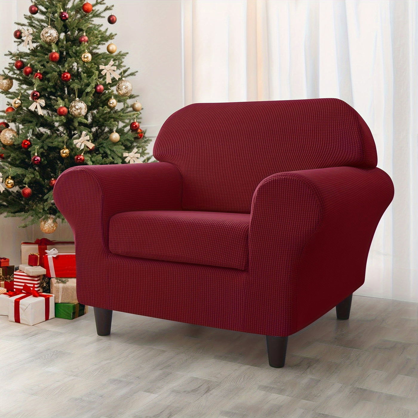 Weiche und elastische Jacquard-Sofahusse mit Kissenbezügen