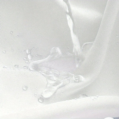 Wasserabweisender Polyester Duschvorhang mit Transparentem Blattdesign