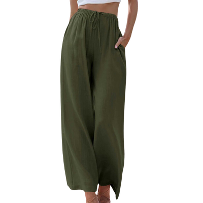 Weite Sommerhose | Elastischer Bund | Luftiger Schnitt