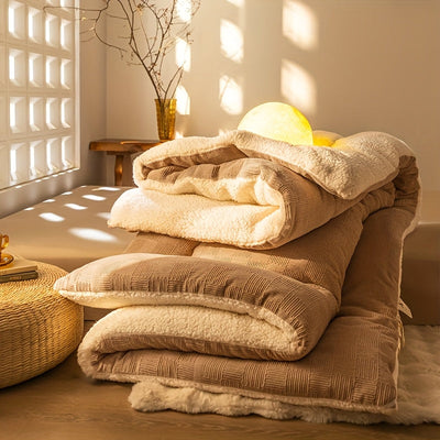 Winter Gewichtsdecke – Weicher Relief-Samt