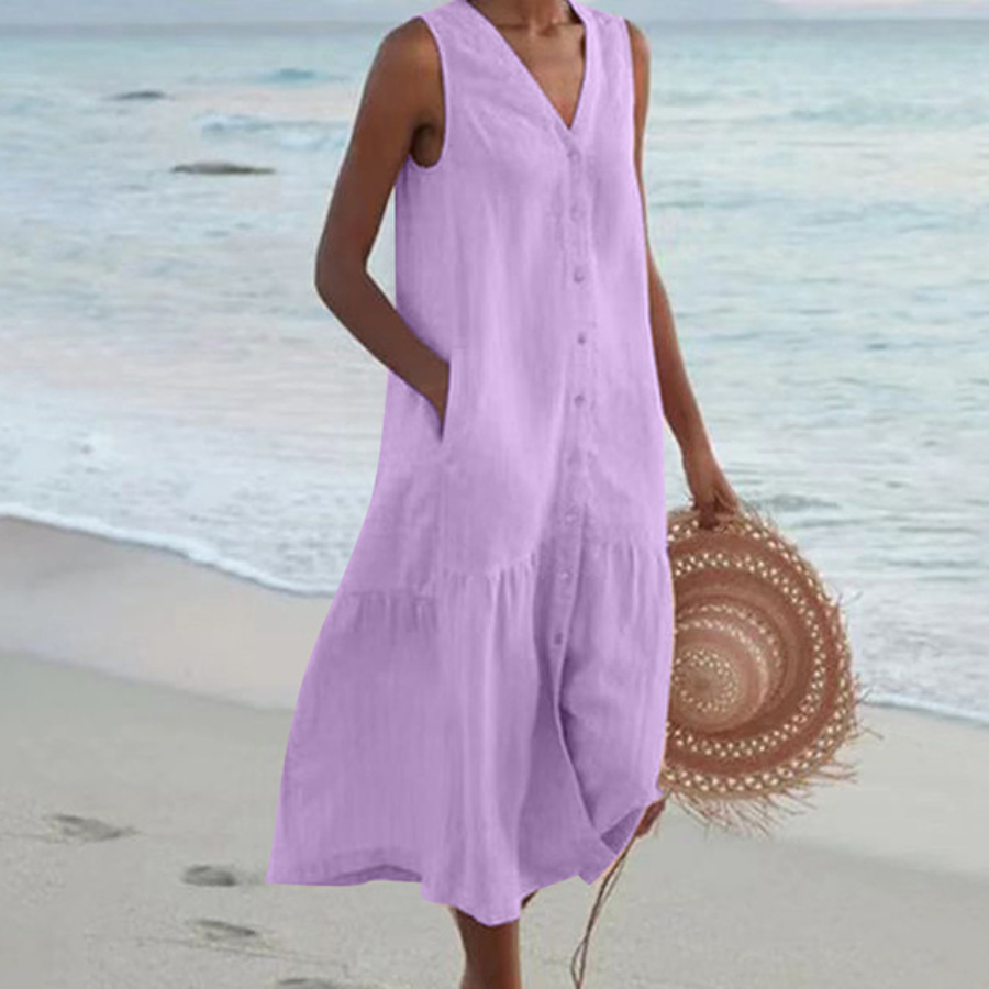 Shelley® | Leichtes Sommerkleid für Damen, atmungsaktiv und fließend