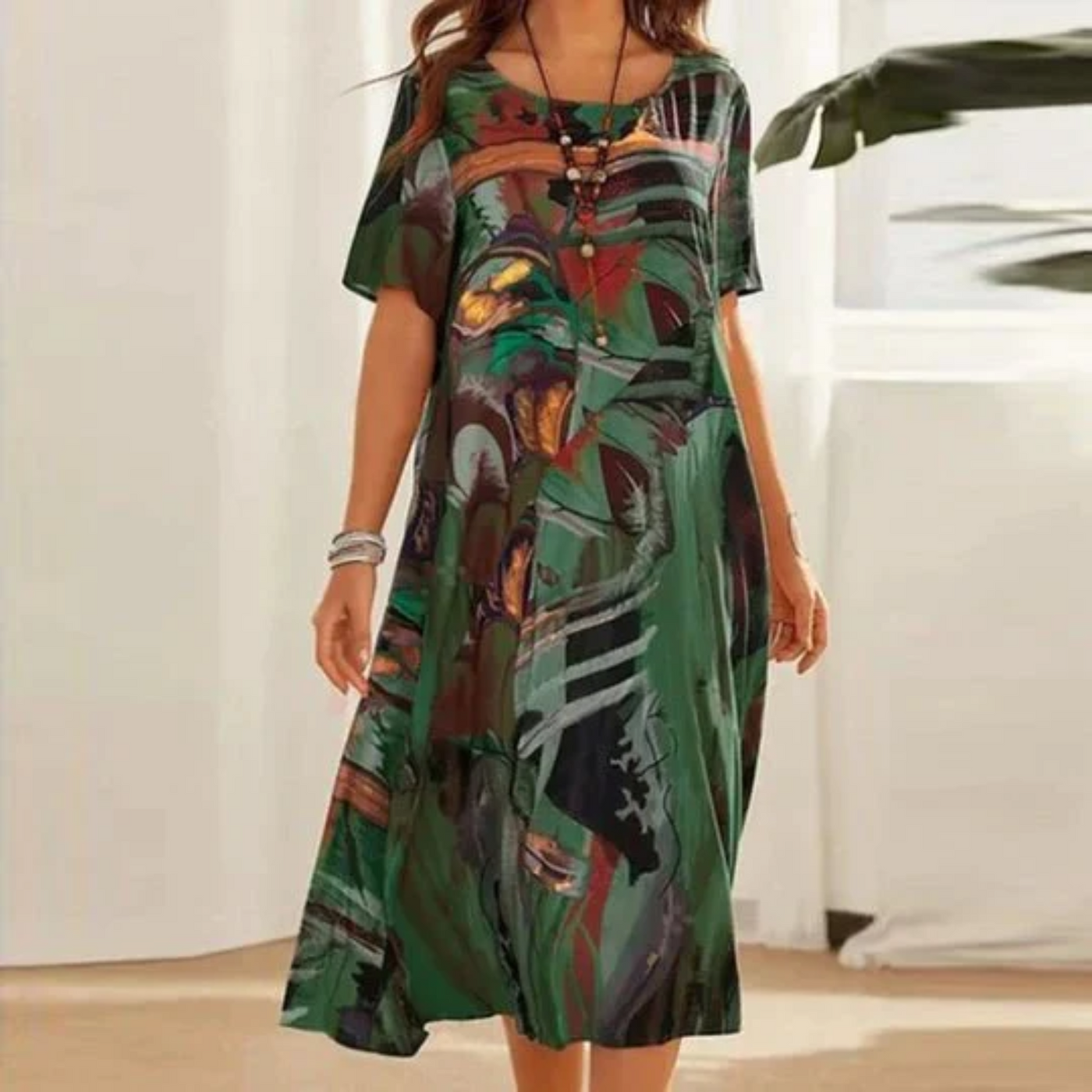 Natacha® | Leichtes bedrucktes Kleid