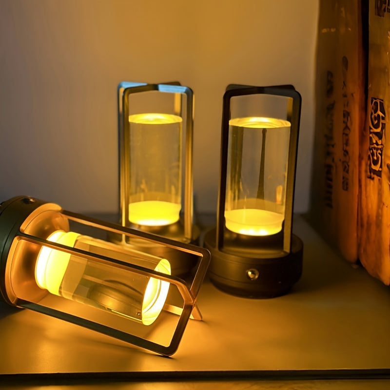 Wiederaufladbare Kristall-Tischlampe – 2000mAh led Retro-Licht