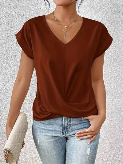 Savannah® | Flores Lässiges Kurzarm-T-Shirt