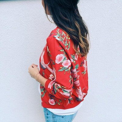 Jimena® | Roter Blumendruck