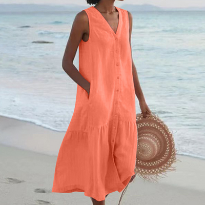Shelley® | Leichtes Sommerkleid für Damen, atmungsaktiv und fließend