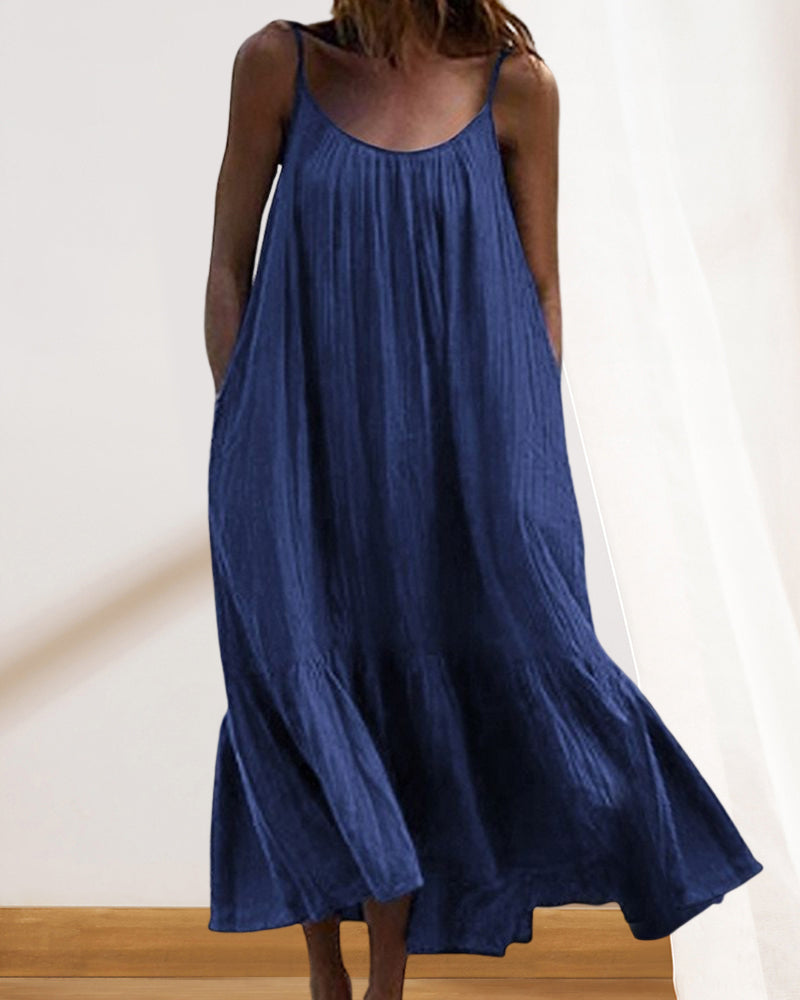 Fabiola® | Langes weißes Sommerkleid