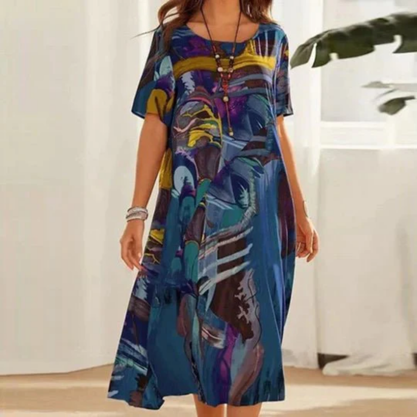Natacha® | Leichtes bedrucktes Kleid