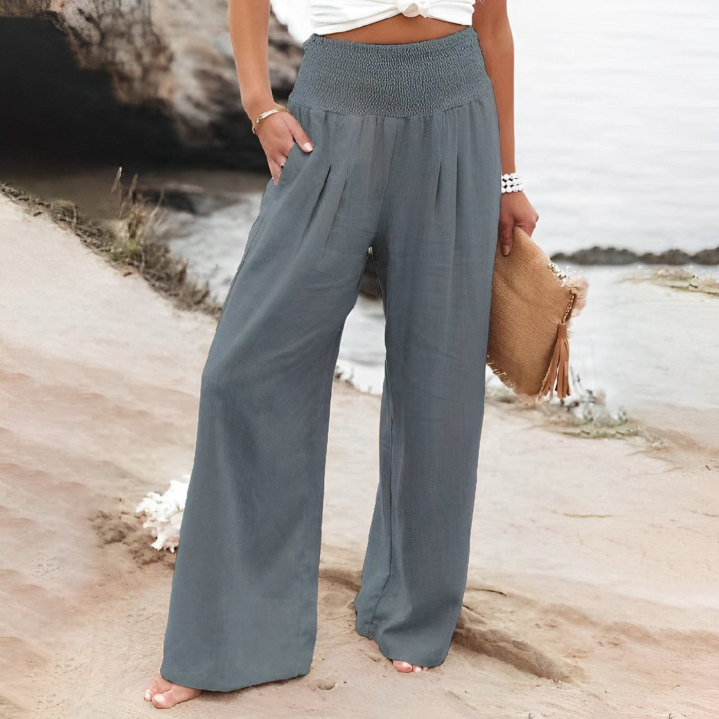 Weitbein-Hose für Damen